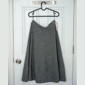 H&M Gray Wool Skirt